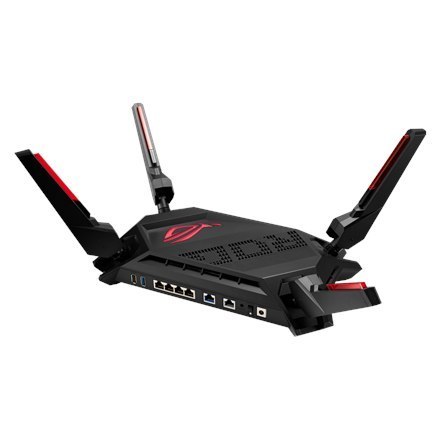 Asus Dual-band Gaming Router GT-AX6000 ROG Rapture 802.11ax 6000 Mbit/s Porty sieciowe Ethernet 5 Wsparcie dla Mesh MU-MiMO Bez Asus Dual-band Gaming Router GT-AX6000 ROG Rapture 802.11ax 6000 Mbit/s Porty sieciowe Ethernet 5 Wsparcie dla Mesh MU-MiMO Bez