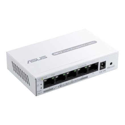 Asus | ExpertWiFi 5-Port GbE Smart Managed PoE+ Switch | EBP15 | Managed | Desktop Asus | ExpertWiFi 5-Port GbE Smart Managed PoE+ Switch | EBP15 | Managed | Desktop