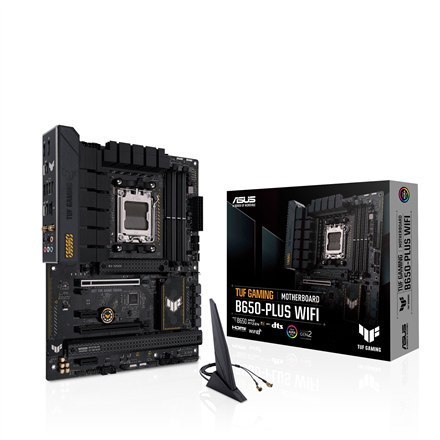 Asus | TUF GAMING B650-PLUS WIFI | Rodzina procesorów AMD | Gniazdo procesora AM5 | DDR5 DIMM | Gniazda pamięci 4 | Obsługiwane Asus | TUF GAMING B650-PLUS WIFI | Rodzina procesorów AMD | Gniazdo procesora AM5 | DDR5 DIMM | Gniazda pamięci 4 | Obsługiwane