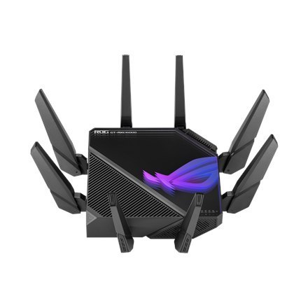 Asus | Wifi 6 802.11ax Quad-band Gigabit Gaming Router | ROG GT-AXE16000 Rapture | 802.11ax | 1148+4804+4804+48004 Mbit/s | 10/1 Asus | Wifi 6 802.11ax Quad-band Gigabit Gaming Router | ROG GT-AXE16000 Rapture | 802.11ax | 1148+4804+4804+48004 Mbit/s | 10/1