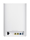 Asus | ZenWiFi AX Hybrid (XP4) (1pk White) | 802.11ax | 574+1201 Mbit/s | 10/100/1000 Mbit/s | Porty Ethernet LAN (RJ-45) 2 | Ob