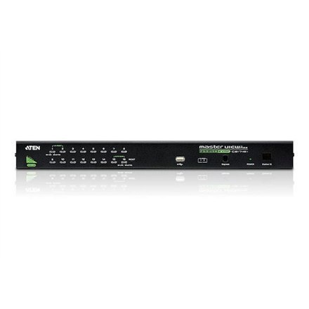 Aten CS1716A 16-portowy przełącznik KVM PS/2-USB VGA z portem Daisy-Chain i obsługą urządzeń peryferyjnych USB Aten | 16-portowy Aten CS1716A 16-portowy przełącznik KVM PS/2-USB VGA z portem Daisy-Chain i obsługą urządzeń peryferyjnych USB Aten | 16-portowy