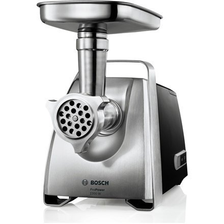 Bosch | Maszynka do mielenia mięsa | MFW68660 | Czarna | Wydajność (kg/min) 4.3 | Kebbe, Montaż do kiełbasek, Wyciskarka do owoc Bosch | Maszynka do mielenia mięsa | MFW68660 | Czarna | Wydajność (kg/min) 4.3 | Kebbe, Montaż do kiełbasek, Wyciskarka do owoc