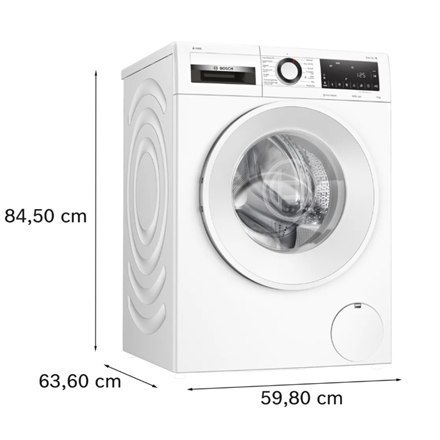 Bosch | Pralka | WGG246FASN | Klasa efektywności energetycznej A | Ładowana od frontu | Pojemność prania 9 kg | 1600 obr/min | G Bosch | Pralka | WGG246FASN | Klasa efektywności energetycznej A | Ładowana od frontu | Pojemność prania 9 kg | 1600 obr/min | G
