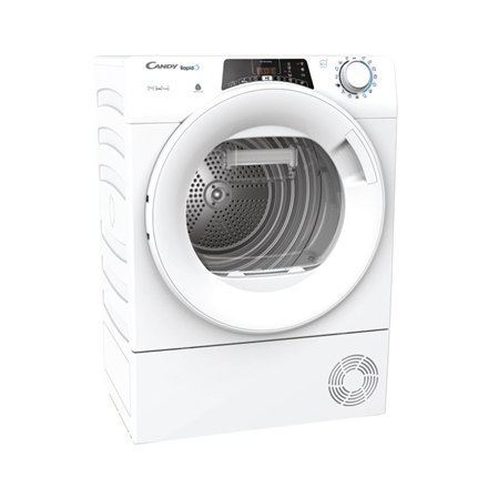 Candy | RO4 H7A1TEX-S | Suszarka | Klasa efektywności energetycznej A+ | Ładowana od przodu | 7 kg | LCD | Głębokość 46,5 cm | W Candy | RO4 H7A1TEX-S | Suszarka | Klasa efektywności energetycznej A+ | Ładowana od przodu | 7 kg | LCD | Głębokość 46,5 cm | W