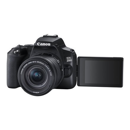 Canon EOS 250D z obiektywem EF-S 18-55mm III | Czarny Canon EOS 250D z obiektywem EF-S 18-55mm III | Czarny
