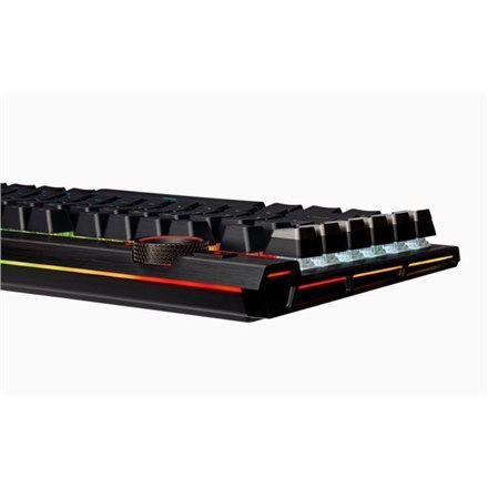Corsair | K100 RGB Optical | Mechanical Gaming Keyboard | Mechanical Gaming Keyboard | US | Wired | Black/Red Corsair | K100 RGB Optical | Mechanical Gaming Keyboard | Mechanical Gaming Keyboard | US | Wired | Black/Red