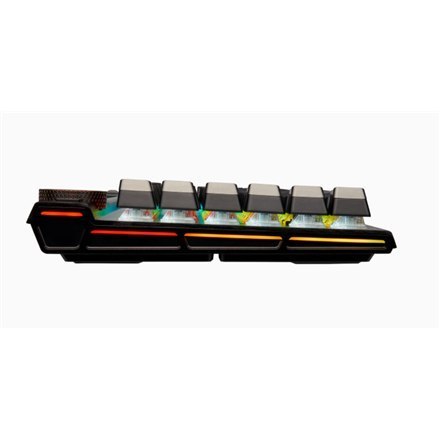 Corsair | K100 RGB Optical | Mechanical Gaming Keyboard | Mechanical Gaming Keyboard | US | Wired | Black/Red Corsair | K100 RGB Optical | Mechanical Gaming Keyboard | Mechanical Gaming Keyboard | US | Wired | Black/Red