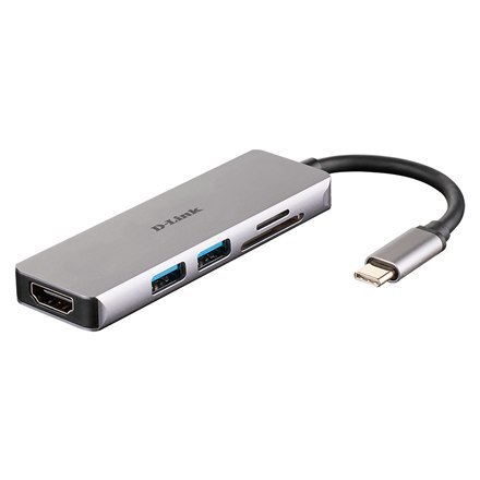 D-Link | Koncentrator 5 w 1 USB-C™ z HDMI i czytnikiem kart SD/microSD | DUB-M530 | USB Type-C D-Link | Koncentrator 5 w 1 USB-C™ z HDMI i czytnikiem kart SD/microSD | DUB-M530 | USB Type-C