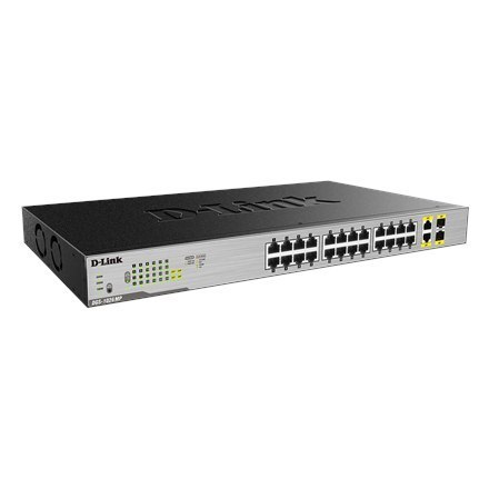 D-Link | Switch | DGS-1026MP | Niezarządzany | Do montażu w szafie | Porty 1 Gb/s (RJ-45) w liczbie 24 | Porty SFP w liczbie 2 | D-Link | Switch | DGS-1026MP | Niezarządzany | Do montażu w szafie | Porty 1 Gb/s (RJ-45) w liczbie 24 | Porty SFP w liczbie 2 |