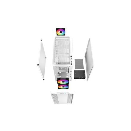 Deepcool | ARGB Micro-ATX CASE | CC360 | White | Mini-ITX / Micro-ATX | Zasilacz w zestawie Nie | ATX PS2 (maksymalna długość: 1 Deepcool | ARGB Micro-ATX CASE | CC360 | White | Mini-ITX / Micro-ATX | Zasilacz w zestawie Nie | ATX PS2 (maksymalna długość: 1