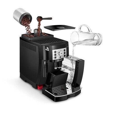 Delonghi | Ekspres do kawy | ECAM22.112.B Magnifica S | Ciśnienie pompy 15 bar | Wbudowany spieniacz do mleka | Automatyczny | 1 Delonghi | Ekspres do kawy | ECAM22.112.B Magnifica S | Ciśnienie pompy 15 bar | Wbudowany spieniacz do mleka | Automatyczny | 1