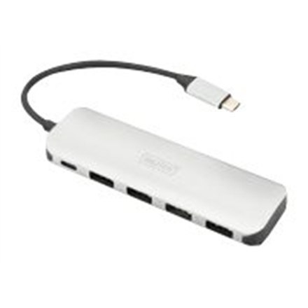 Digitus | Ładowanie | 4-portowy koncentrator USB typu C (USB 3.0) + PD Digitus | Ładowanie | 4-portowy koncentrator USB typu C (USB 3.0) + PD
