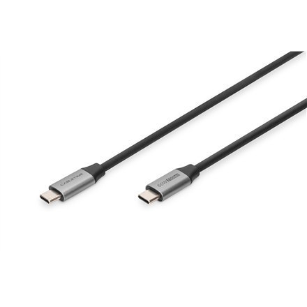Digitus | Złącze USB | Męskie | 24-pinowe USB-C | Męskie | Czarne | 24-pinowe USB-C | 1 m Digitus | Złącze USB | Męskie | 24-pinowe USB-C | Męskie | Czarne | 24-pinowe USB-C | 1 m