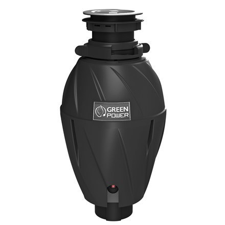 Elleci | Młynek do odpadów kuchennych | TDH01000BK Green Power 1 HP DeLuxe | 750 W | 1070 ml | 2800 RPM | Czarny Elleci | Młynek do odpadów kuchennych | TDH01000BK Green Power 1 HP DeLuxe | 750 W | 1070 ml | 2800 RPM | Czarny
