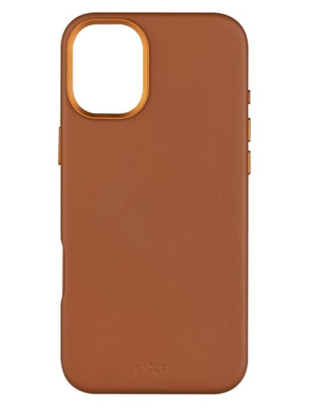 Fixed MagLeather | Back cover | Apple | iPhone 16 Plus | Leather | Brown Fixed MagLeather | Back cover | Apple | iPhone 16 Plus | Leather | Brown