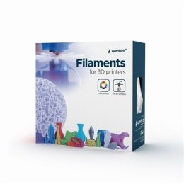 Filament ABS Gembird w kolorze srebrnym, średnica 1.75 mm, 1 kg/bobina