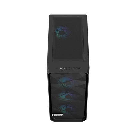 Fractal Design | Meshify 2 Compact Lite RGB | Okno boczne | Black TG Light | Mid-Tower | Zasilacz w zestawie Nie | ATX Fractal Design | Meshify 2 Compact Lite RGB | Okno boczne | Black TG Light | Mid-Tower | Zasilacz w zestawie Nie | ATX