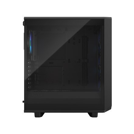 Fractal Design | Meshify 2 Compact Lite RGB | Okno boczne | Black TG Light | Mid-Tower | Zasilacz w zestawie Nie | ATX Fractal Design | Meshify 2 Compact Lite RGB | Okno boczne | Black TG Light | Mid-Tower | Zasilacz w zestawie Nie | ATX