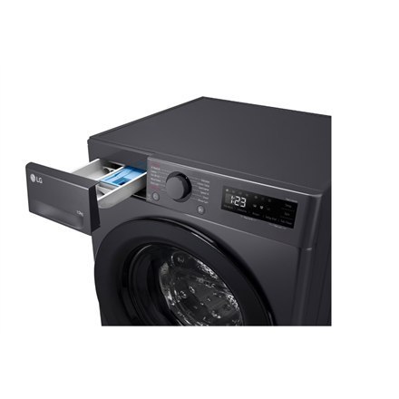 LG F2WR508S2M Pralka, A, ładowana od frontu, Pojemność prania 10 kg, Głębokość 56,5 cm, 1400 obr/min, Środkowy czarny | LG | Pra LG F2WR508S2M Pralka, A, ładowana od frontu, Pojemność prania 10 kg, Głębokość 56,5 cm, 1400 obr/min, Środkowy czarny | LG | Pra