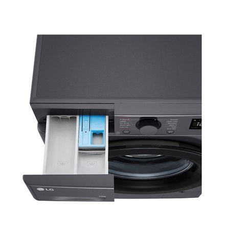 LG F2WR508S2M Pralka, A, ładowana od frontu, Pojemność prania 10 kg, Głębokość 56,5 cm, 1400 obr/min, Środkowy czarny | LG | Pra LG F2WR508S2M Pralka, A, ładowana od frontu, Pojemność prania 10 kg, Głębokość 56,5 cm, 1400 obr/min, Środkowy czarny | LG | Pra