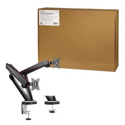 Logilink | Uchwyt biurkowy | Pochylenie, obrót, regulacja poziomu, obrót | 17-32 " | Maksymalna waga (udźwig) 8 kg | Czarny/czer Logilink | Uchwyt biurkowy | Pochylenie, obrót, regulacja poziomu, obrót | 17-32 " | Maksymalna waga (udźwig) 8 kg | Czarny/czer
