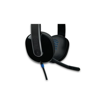 Logitech | Zestaw słuchawkowy | H540 | Nauszny USB Typ-A | Czarny Logitech | Zestaw słuchawkowy | H540 | Nauszny USB Typ-A | Czarny
