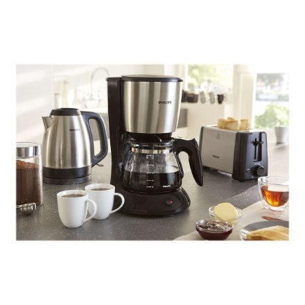 Philips Coffee Maker | HD7462/20 Daily Collection | Drip | 1000 W | Black/Metal Philips Coffee Maker | HD7462/20 Daily Collection | Drip | 1000 W | Black/Metal