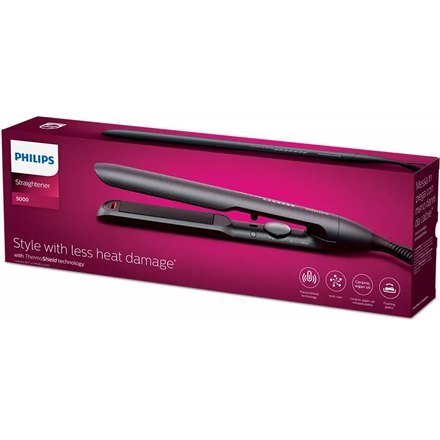 Philips | Prostownica do włosów | BHS510/00 Seria 5000 | Gwarancja 24 miesiące | Ceramiczny system grzewczy | Funkcja jonizacji Philips | Prostownica do włosów | BHS510/00 Seria 5000 | Gwarancja 24 miesiące | Ceramiczny system grzewczy | Funkcja jonizacji