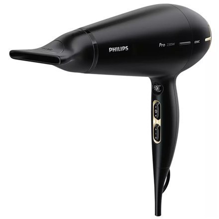 Philips | Suszarka do włosów | HPS920/00 Prestige Pro | 2300 W | Liczba ustawień temperatury 3 | Funkcja jonizacji | Czarny/złot Philips | Suszarka do włosów | HPS920/00 Prestige Pro | 2300 W | Liczba ustawień temperatury 3 | Funkcja jonizacji | Czarny/złot
