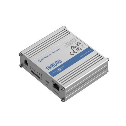 Przemysłowa brama 5G | TRB500 | Brak Wi-Fi | 10/100/1000 Mbit/s | Porty Ethernet LAN (RJ-45) 1 | Obsługa sieci mesh Nie | MU-MiM Przemysłowa brama 5G | TRB500 | Brak Wi-Fi | 10/100/1000 Mbit/s | Porty Ethernet LAN (RJ-45) 1 | Obsługa sieci mesh Nie | MU-MiM