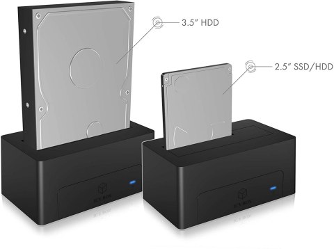 Raidsonic | Stacja dokująca HDD | 2,5" / 3,5" współdzielona | SATA 6Gb/s Raidsonic | Stacja dokująca HDD | 2,5" / 3,5" współdzielona | SATA 6Gb/s