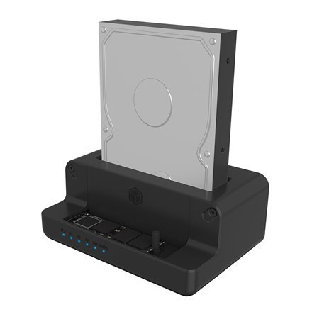 Raidsonic | Stacja dokująca HDD / SSD | 2,5" / 3,5" współdzielona | M.2 | SATA 6Gb/s Raidsonic | Stacja dokująca HDD / SSD | 2,5" / 3,5" współdzielona | M.2 | SATA 6Gb/s