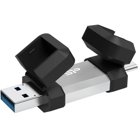 Silicon Power Dual USB Drive | Mobile C51 | 64 GB | USB Type-A i USB Type-C | Srebrny Silicon Power Dual USB Drive | Mobile C51 | 64 GB | USB Type-A i USB Type-C | Srebrny
