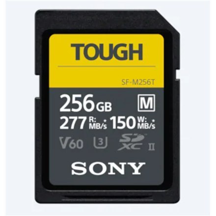 Sony | Tough Memory Card | UHS-II | 256 GB | SDXC | Pamięć flash klasy 10 Sony | Tough Memory Card | UHS-II | 256 GB | SDXC | Pamięć flash klasy 10