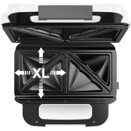 TEFAL | SW701110 | Wafle Maker Snack XL | 850 W | Liczba ciastek 2 | Belgia | Biało/Szary TEFAL | SW701110 | Wafle Maker Snack XL | 850 W | Liczba ciastek 2 | Belgia | Biało/Szary