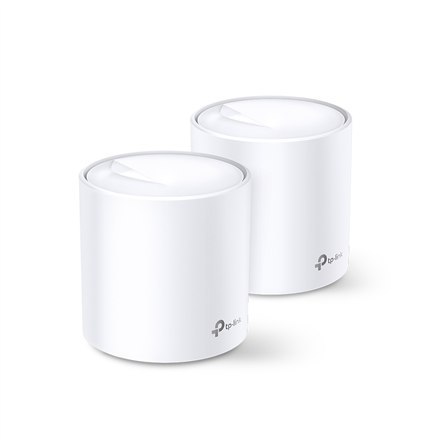 TP-LINK | Whole Home Mesh Wi-Fi 6 System | Deco X50 (2-pack) | 802.11ax | 574+2402 Mbit/s | Mbit/s | Porty Ethernet LAN (RJ-45) TP-LINK | Whole Home Mesh Wi-Fi 6 System | Deco X50 (2-pack) | 802.11ax | 574+2402 Mbit/s | Mbit/s | Porty Ethernet LAN (RJ-45)