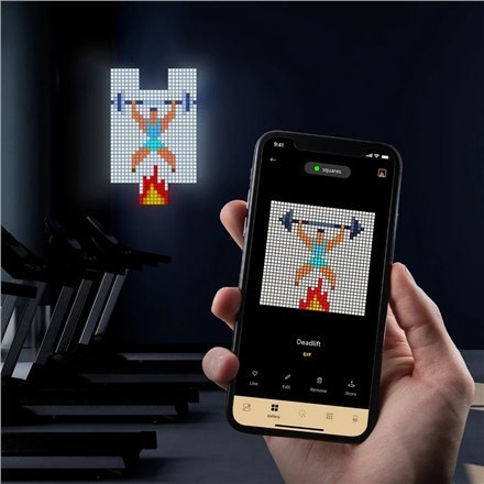 Twinkly Squares Smart LED Panels Starter Kit (6 paneli) Twinkly | Squares Smart LED Panels Starter Kit (6 paneli) | RGB - 16M+ k Twinkly Squares Smart LED Panels Starter Kit (6 paneli) Twinkly | Squares Smart LED Panels Starter Kit (6 paneli) | RGB - 16M+ k