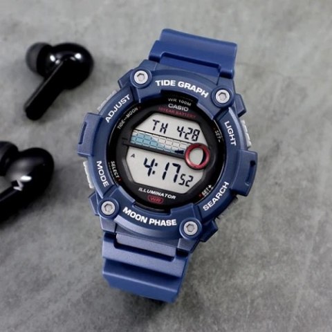 ZEGAREK MĘSKI CASIO Moonphase WS-1300H-2A + BOX ZEGAREK MĘSKI CASIO Moonphase WS-1300H-2A + BOX