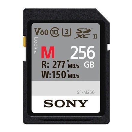 Atminties kortelė Sony SDXC Professional 256GB Class 10 UHS-II Sony | SF-M Series UHS-II SDXC Memory Card | SFG2M | 256 GB | SDX Atminties kortelė Sony SDXC Professional 256GB Class 10 UHS-II Sony | SF-M Series UHS-II SDXC Memory Card | SFG2M | 256 GB | SDX