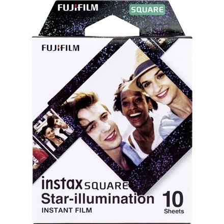 Fujifilm | Instax Square star Illumination Film natychmiastowy (10 pl) | 86 x 72 mm | Rozmiar wydruku: 86 mm x 72 mm, rozmiar ob Fujifilm | Instax Square star Illumination Film natychmiastowy (10 pl) | 86 x 72 mm | Rozmiar wydruku: 86 mm x 72 mm, rozmiar ob