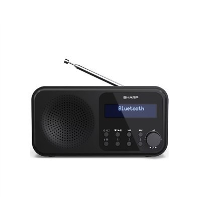 Przenośne radio cyfrowe Sharp DR-P420(BK) Tokyo, FM/DAB/DAB+, Bluetooth 5.0, zasilanie USB lub bateryjne, czarny Sharp | czarny Przenośne radio cyfrowe Sharp DR-P420(BK) Tokyo, FM/DAB/DAB+, Bluetooth 5.0, zasilanie USB lub bateryjne, czarny Sharp | czarny