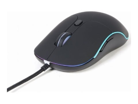 Gembird | Podświetlana Duża Myszka | MUS-UL-02 | Przewodowa | USB | Czarna Gembird | Podświetlana Duża Myszka | MUS-UL-02 | Przewodowa | USB | Czarna