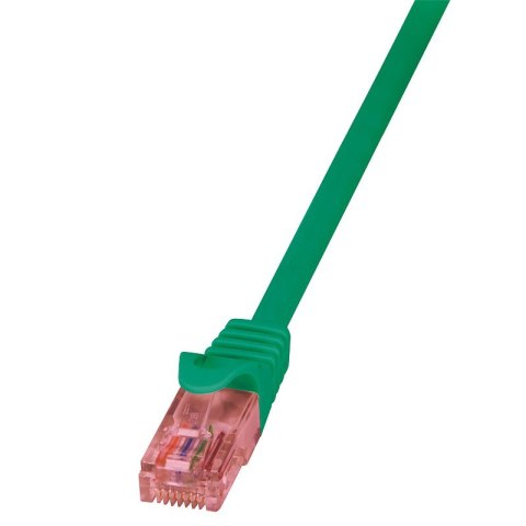 Logilink | CAT 6 | Kabel krosowy | Skrętka nieekranowana (UTP) | Męski | RJ-45 | Męski | RJ-45 | Zielony | 0,25 m Logilink | CAT 6 | Kabel krosowy | Skrętka nieekranowana (UTP) | Męski | RJ-45 | Męski | RJ-45 | Zielony | 0,25 m