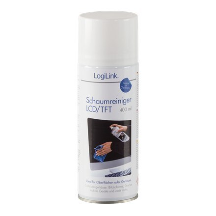Logilink | RP0012 | Piankowy środek czyszczący do ekranów LCD / TFT | 400 ml Logilink | RP0012 | Piankowy środek czyszczący do ekranów LCD / TFT | 400 ml