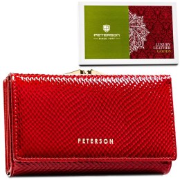 Portfel damski na prezent z ochroną kart RFID - Peterson
