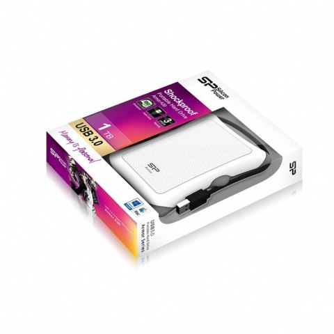Silicon Power | Armor A30 1TB | 1000 GB | 2.5 " | USB 3.1 | Biały Silicon Power | Armor A30 1TB | 1000 GB | 2.5 " | USB 3.1 | Biały