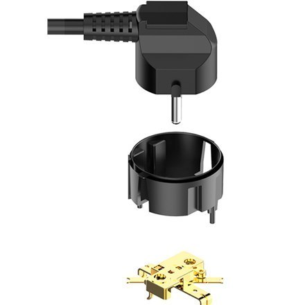 ColorWay CW-CHE64B Power Socket Colorway:6 plugs/4USB Black 2M ColorWay CW-CHE64B Power Socket Colorway:6 plugs/4USB Black 2M