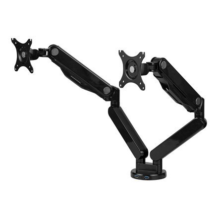 Fellowes arm for 2 monitors - Platinum black Fellowes arm for 2 monitors - Platinum black