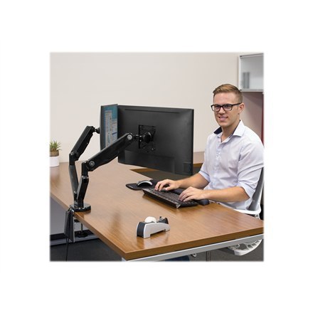 Fellowes arm for 2 monitors - Platinum black Fellowes arm for 2 monitors - Platinum black